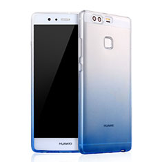 Coque Ultra Fine Transparente Souple Degrade pour Huawei P9 Plus Bleu