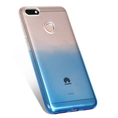 Coque Ultra Fine Transparente Souple Degrade pour Huawei Y6 Pro (2017) Bleu