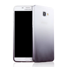 Coque Ultra Fine Transparente Souple Degrade pour Samsung Galaxy A9 Pro (2016) SM-A9100 Gris