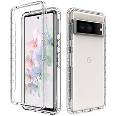 Coque Ultra Fine Transparente Souple Housse Etui 360 Degres Avant et Arriere Degrade JX1 pour Google Pixel 7 5G Clair