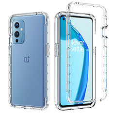 Coque Ultra Fine Transparente Souple Housse Etui 360 Degres Avant et Arriere Degrade JX1 pour OnePlus 9 5G Clair