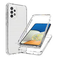 Coque Ultra Fine Transparente Souple Housse Etui 360 Degres Avant et Arriere Degrade JX1 pour Samsung Galaxy A73 5G Clair