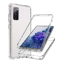 Coque Ultra Fine Transparente Souple Housse Etui 360 Degres Avant et Arriere Degrade JX1 pour Samsung Galaxy S20 FE (2022) 5G Clair