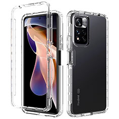 Coque Ultra Fine Transparente Souple Housse Etui 360 Degres Avant et Arriere Degrade JX1 pour Xiaomi Poco X4 NFC Clair