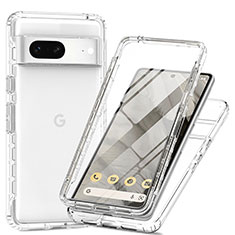 Coque Ultra Fine Transparente Souple Housse Etui 360 Degres Avant et Arriere Degrade pour Google Pixel 7 5G Clair