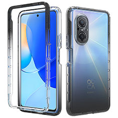 Coque Ultra Fine Transparente Souple Housse Etui 360 Degres Avant et Arriere Degrade pour Huawei Honor 50 SE 5G Gris Fonce