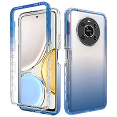 Coque Ultra Fine Transparente Souple Housse Etui 360 Degres Avant et Arriere Degrade pour Huawei Honor Magic4 Lite 4G Gris Fonce