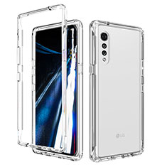 Coque Ultra Fine Transparente Souple Housse Etui 360 Degres Avant et Arriere Degrade pour LG Velvet 5G Clair