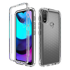 Coque Ultra Fine Transparente Souple Housse Etui 360 Degres Avant et Arriere Degrade pour Motorola Moto E30 Clair