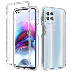 Coque Ultra Fine Transparente Souple Housse Etui 360 Degres Avant et Arriere Degrade pour Motorola Moto Edge S 5G Clair