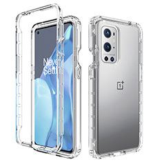 Coque Ultra Fine Transparente Souple Housse Etui 360 Degres Avant et Arriere Degrade pour OnePlus 9 Pro 5G Clair