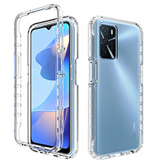 Coque Ultra Fine Transparente Souple Housse Etui 360 Degres Avant et Arriere Degrade pour Oppo A16 Clair