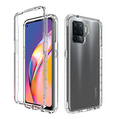 Coque Ultra Fine Transparente Souple Housse Etui 360 Degres Avant et Arriere Degrade pour Oppo F19 Pro Clair