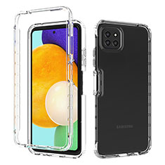 Coque Ultra Fine Transparente Souple Housse Etui 360 Degres Avant et Arriere Degrade pour Samsung Galaxy A22 5G Clair