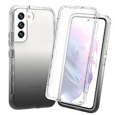 Coque Ultra Fine Transparente Souple Housse Etui 360 Degres Avant et Arriere Degrade pour Samsung Galaxy S23 Plus 5G Noir