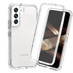 Coque Ultra Fine Transparente Souple Housse Etui 360 Degres Avant et Arriere Degrade pour Samsung Galaxy S25 Plus 5G Clair