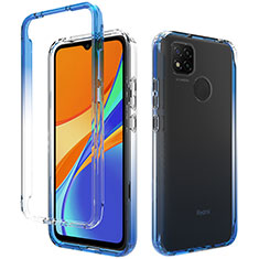 Coque Ultra Fine Transparente Souple Housse Etui 360 Degres Avant et Arriere Degrade pour Xiaomi POCO C31 Gris Fonce