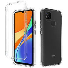 Coque Ultra Fine Transparente Souple Housse Etui 360 Degres Avant et Arriere Degrade pour Xiaomi Redmi 9 India Clair