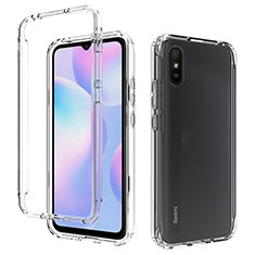 Coque Ultra Fine Transparente Souple Housse Etui 360 Degres Avant et Arriere Degrade pour Xiaomi Redmi 9A Clair