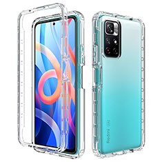 Coque Ultra Fine Transparente Souple Housse Etui 360 Degres Avant et Arriere Degrade pour Xiaomi Redmi Note 11 5G Clair