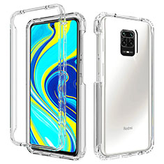 Coque Ultra Fine Transparente Souple Housse Etui 360 Degres Avant et Arriere Degrade pour Xiaomi Redmi Note 9 Pro Clair