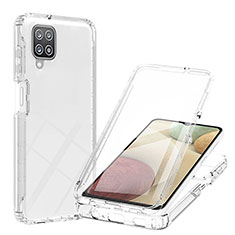 Coque Ultra Fine Transparente Souple Housse Etui 360 Degres Avant et Arriere Degrade YB1 pour Samsung Galaxy A12 5G Clair