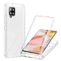 Coque Ultra Fine Transparente Souple Housse Etui 360 Degres Avant et Arriere Degrade YB1 pour Samsung Galaxy A42 5G Clair