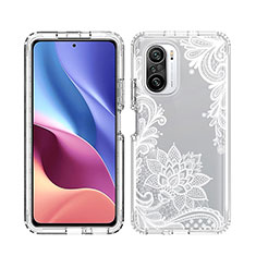 Coque Ultra Fine Transparente Souple Housse Etui 360 Degres Avant et Arriere JX1 pour Xiaomi Redmi K40 5G Blanc