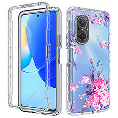 Coque Ultra Fine Transparente Souple Housse Etui 360 Degres Avant et Arriere pour Huawei Nova 9 SE Rose