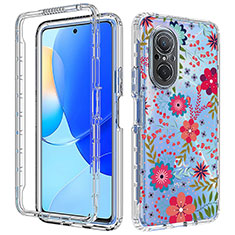 Coque Ultra Fine Transparente Souple Housse Etui 360 Degres Avant et Arriere pour Huawei Nova 9 SE Rouge