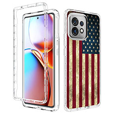 Coque Ultra Fine Transparente Souple Housse Etui 360 Degres Avant et Arriere pour Motorola Moto Edge Plus (2023) 5G Mixte