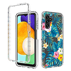 Coque Ultra Fine Transparente Souple Housse Etui 360 Degres Avant et Arriere pour Samsung Galaxy A13 5G Bleu Ciel