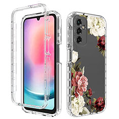 Coque Ultra Fine Transparente Souple Housse Etui 360 Degres Avant et Arriere pour Samsung Galaxy A25 5G Colorful