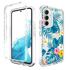 Coque Ultra Fine Transparente Souple Housse Etui 360 Degres Avant et Arriere pour Samsung Galaxy A54 5G Bleu Ciel