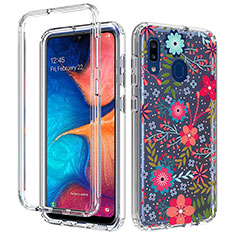 Coque Ultra Fine Transparente Souple Housse Etui 360 Degres Avant et Arriere pour Samsung Galaxy M10S Rouge