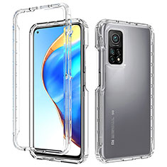 Coque Ultra Fine Transparente Souple Housse Etui 360 Degres Avant et Arriere pour Xiaomi Mi 10T 5G Clair