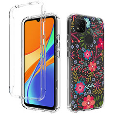 Coque Ultra Fine Transparente Souple Housse Etui 360 Degres Avant et Arriere pour Xiaomi POCO C3 Rouge