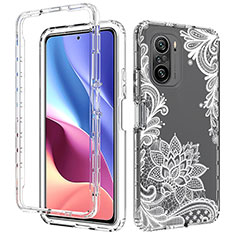 Coque Ultra Fine Transparente Souple Housse Etui 360 Degres Avant et Arriere pour Xiaomi Poco F3 5G Blanc