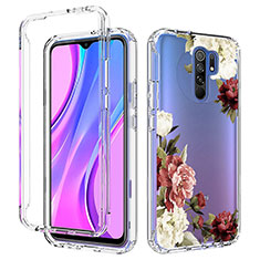 Coque Ultra Fine Transparente Souple Housse Etui 360 Degres Avant et Arriere pour Xiaomi Poco M2 Marron