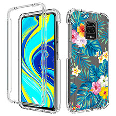 Coque Ultra Fine Transparente Souple Housse Etui 360 Degres Avant et Arriere pour Xiaomi Poco M2 Pro Bleu Ciel