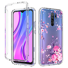 Coque Ultra Fine Transparente Souple Housse Etui 360 Degres Avant et Arriere pour Xiaomi Poco M2 Rose