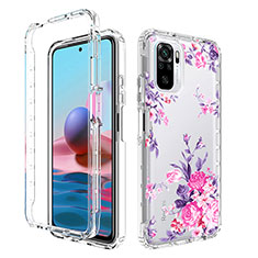 Coque Ultra Fine Transparente Souple Housse Etui 360 Degres Avant et Arriere pour Xiaomi Poco M5S Rose