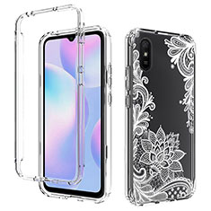 Coque Ultra Fine Transparente Souple Housse Etui 360 Degres Avant et Arriere pour Xiaomi Redmi 9AT Blanc