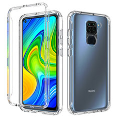 Coque Ultra Fine Transparente Souple Housse Etui 360 Degres Avant et Arriere pour Xiaomi Redmi Note 9 Clair