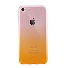 Coque Ultra Fine Transparente Souple Housse Etui Degrade G01 pour Apple iPhone SE3 (2022) Jaune