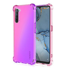 Coque Ultra Fine Transparente Souple Housse Etui Degrade G01 pour Oppo K7 5G Rose