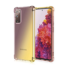 Coque Ultra Fine Transparente Souple Housse Etui Degrade G01 pour Samsung Galaxy S20 Lite 5G Marron