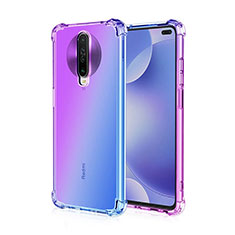 Coque Ultra Fine Transparente Souple Housse Etui Degrade G01 pour Xiaomi Poco X2 Bleu