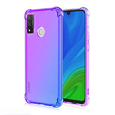 Coque Ultra Fine Transparente Souple Housse Etui Degrade H01 pour Huawei P Smart (2020) Bleu