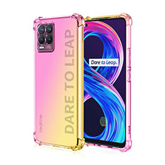 Coque Ultra Fine Transparente Souple Housse Etui Degrade pour Realme 8 4G Rose